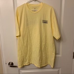 Men’s Vans Off the Wall Yellow T-Shirt Sz XL